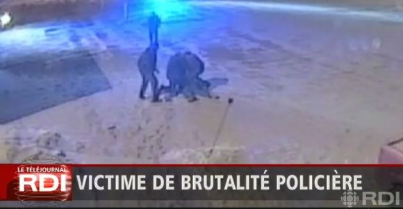 Brutalité policière captée sur vidéo